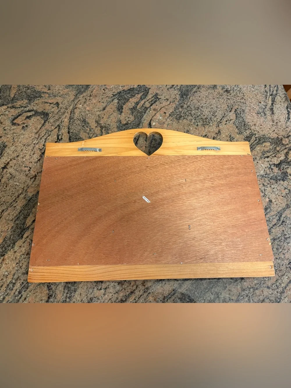 Unbranded Wooden Heart Mail Letter Holder Key Rack Organizer